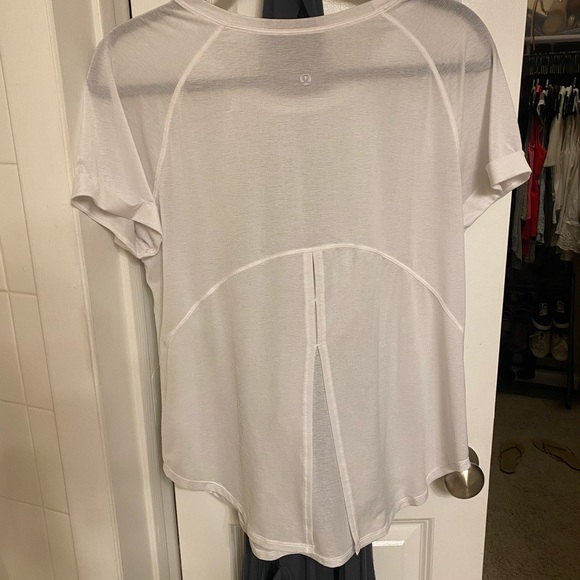 Lululemon Open Up Tie Back Tee - Picture 5 of 6